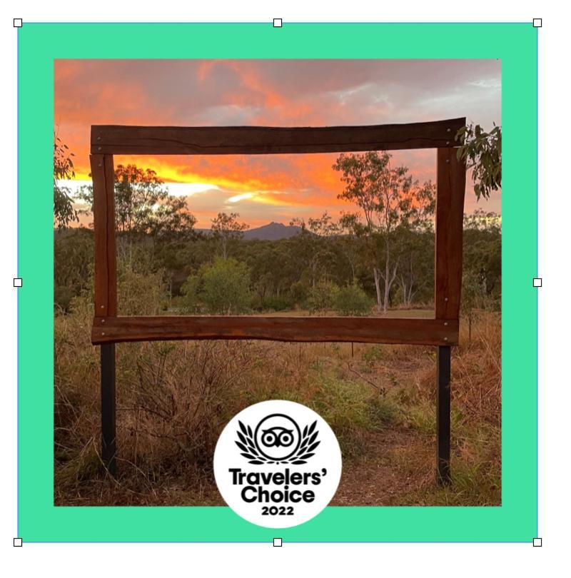 Mt Larcom Tourist Park Hotel Mount Larcom Bagian luar foto